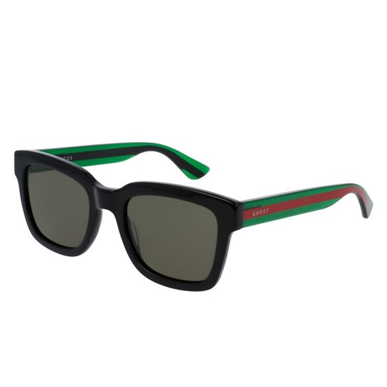 Oiritaly Occhiali da sole Uomo Gucci GG0001SN002 BLACK GREEN GREEN52